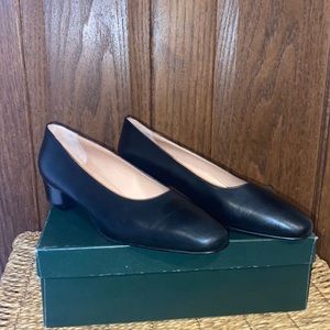 Spirito Digruppo Genuine Leather Black Pumps-Made in Italy-Women’s Sz 39(US 8.5)